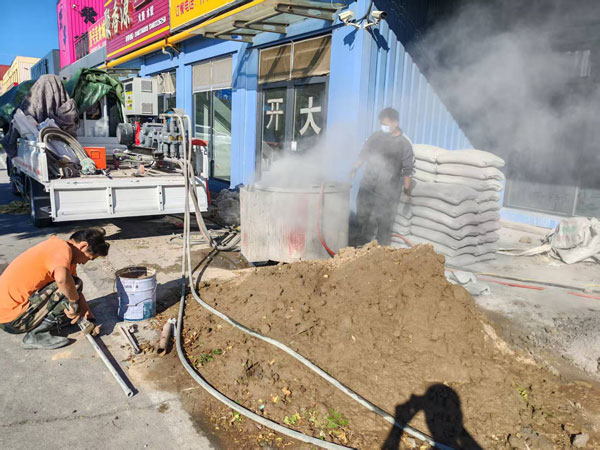 疏附顶管注浆加固